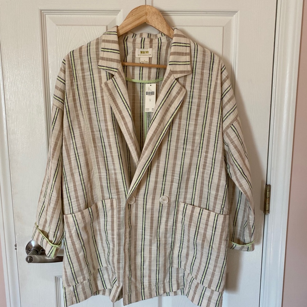 Anthropologie Maeve Oversized Blazer - M